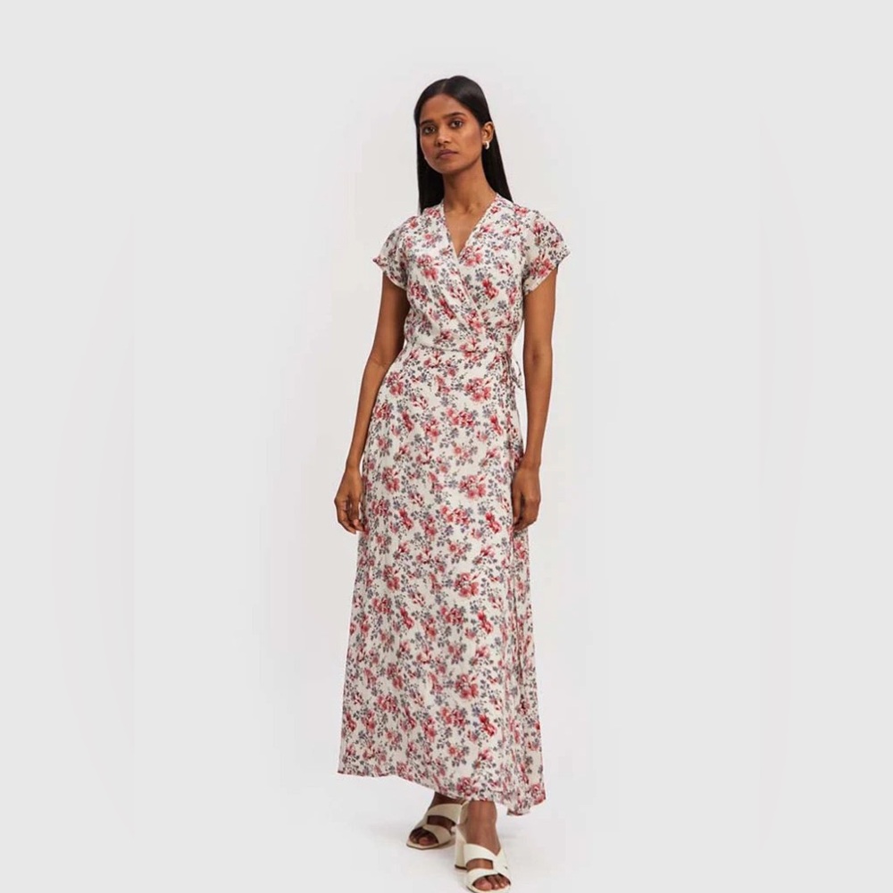 Reistor wrap maxi dress